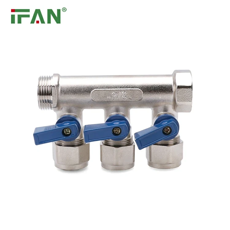 Brass Manifold Features Anti-Leak Seal Design
