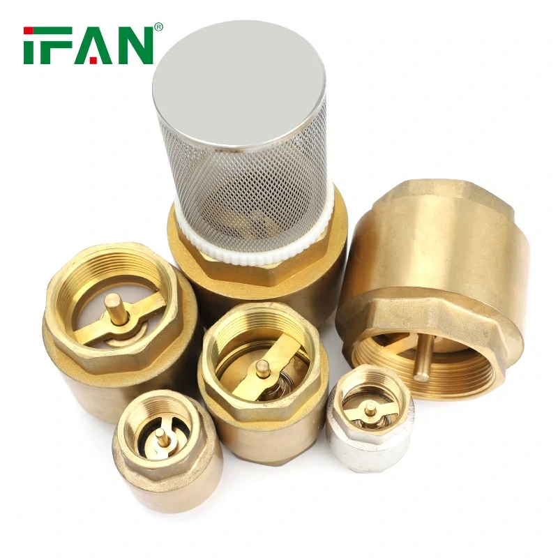 Water Brass Spring Check Valve factory