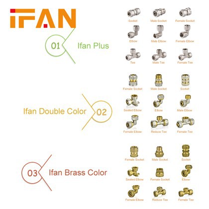 Εξάρτημα συμπίεσης PEX για νερό